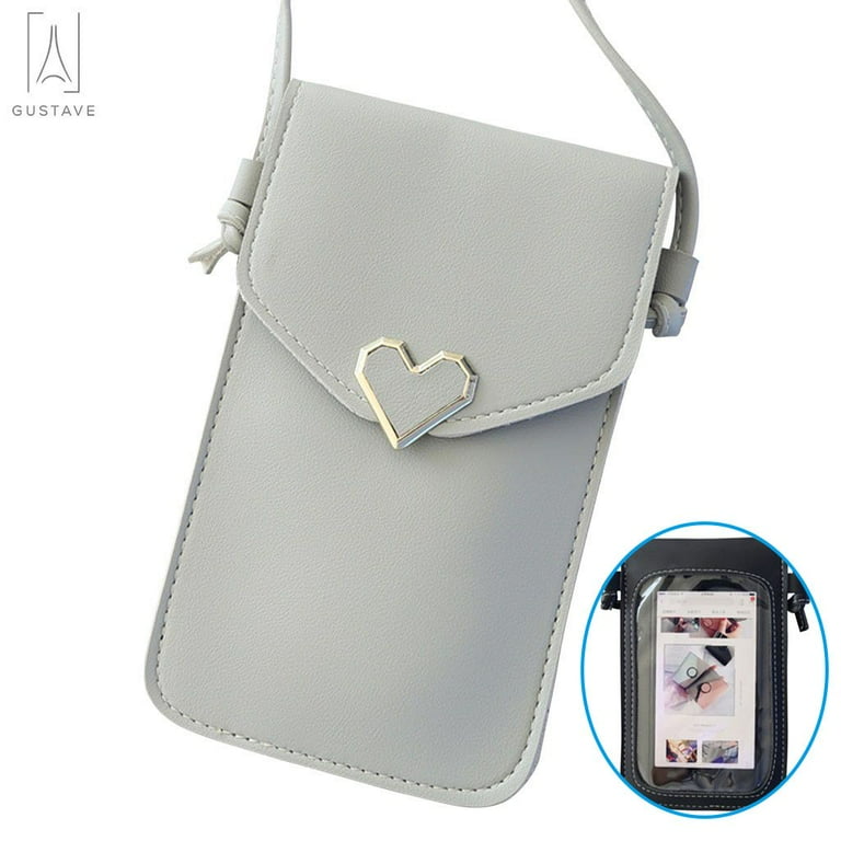 Gustave Cell Phone Bag PU Leather Crossbody Smartphone Purse Gustave Cell Phone Bag PU Leather Crossbody Smartphone Purse