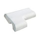 thumbnail image 4 of Almohada para parejas con funda extraíble y brazo arqueado. Azul bordes a la derecha, 4 of 9