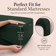 thumbnail image 5 of Sacred Thread Rayon Derived from Bamboo Sheets ,6-Piece Set, 1 Flat Sheet, 1 Fitted Sheet, 4 Pillowcases, 5 of 9