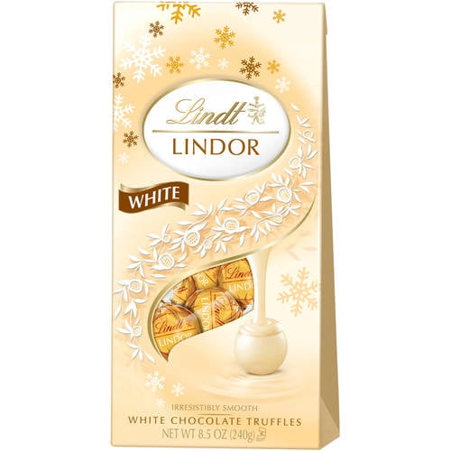 Lindt Lindor Holiday White Chocolate Truffles Gift, 8.5 Oz. Walmart
