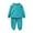 Blue, variant on Zwiiyzr 9M-16Y Boy's Girl's 2 Piece Tracksuit Sets Casual Unisex Solid Color Long Sleeve Pullover Sweatsuit Sweatshirts & Jogger Pants Yellow