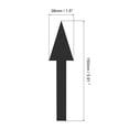 thumbnail image 2 of Uxcell 6x2" Flecha Etiqueta Señal Direccional Adhesiva Removible Calcomanía de Piso Negra 6 Conjuntos / 30 Piezas, 2 of 6