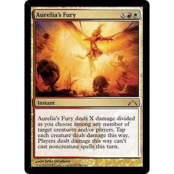 MtG Gatecrash Mythic Rare Aurelia's Fury #144