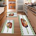 thumbnail image 2 of Kitchen Rugs Sets 3 Piece with Runner Floral Kitchen Floor Mat Carpet Farmhouse Rugs and Mats Non Skid Washable Runner Rug for Kitchen Office Sink Laundry, 2 of 12