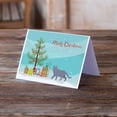 thumbnail image 2 of Carolines Treasures CK4574GCA7P British Shorthair Design1 Cat Merry Christmas Greeting Cards and Envelopes Pack of 8 7 x, 2 of 2