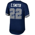 thumbnail image 3 of Men's Mitchell & Ness Emmitt Smith Navy Dallas Cowboys Retired Player Name & Number Mesh Top, 3 of 3