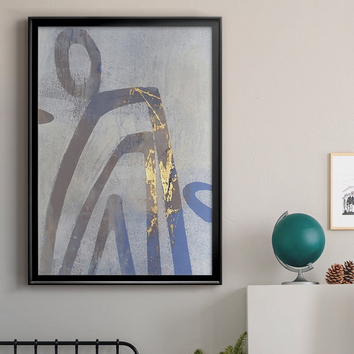 Linx II Premium Framed Print, in Gold, Black, or Silver - Ready to Hang