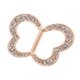 thumbnail image 2 of Oro Rosa Rhinestone Del Cristal De La Mariposa De La Bufanda Del Sostenedor De La Hebilla De Las Mujeres De La Joyería, 2 of 6