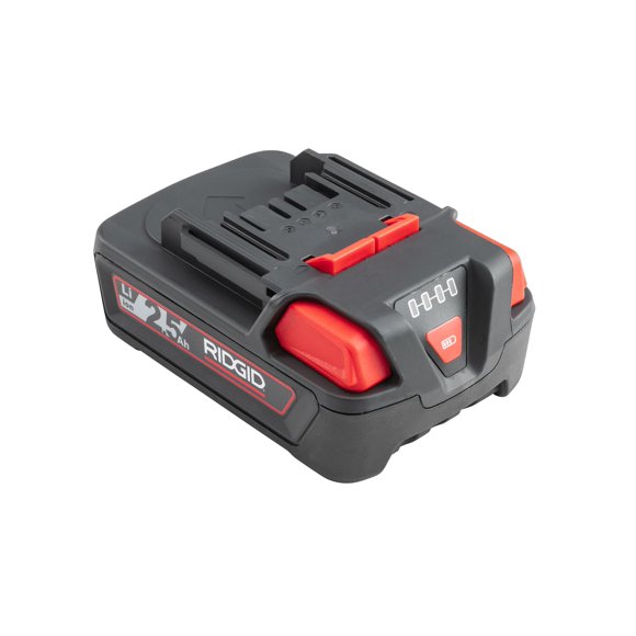 Batería RIDGID 56513 de 18 V, 2,5 Ah, iones de litio con indicador LED