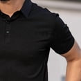 thumbnail image 3 of Capri Polo Shirts Men Breeze Short Sleeve Casual Collared Golf Shirt Lightweight Stretch Quick Dry Textured Summer Polo, 3 of 7