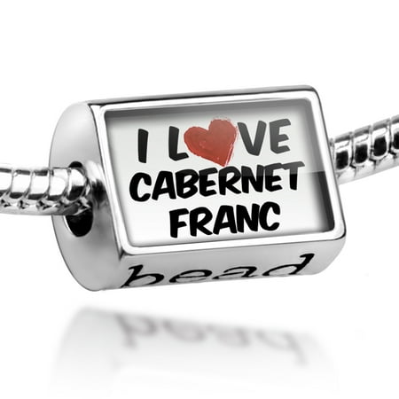 Bead I Love Cabernet Franc Wine Charm Fits All European