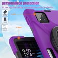 thumbnail image 6 of for Xiaomi Pad 7 Pro/ Xiaomi Pad 8 Pro 11.2 inch Case, 360 Rotatable Handle Stand, Shoulder Strap, Drop-Proof Design, Purple, 6 of 7