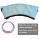 thumbnail image 3 of Universal Replacement Trampoline Spring Cover, 1.2m/1.4m/1.5m Round Trampoline Surround Pad, 3 of 4