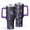 Purple Halloween Ghosts, variant on Purple Halloween Black Cats and Pumpkins Tumbler with Handle and Lid,40oz Double Wall Vacuum Insulated Tumbler,Cups Gift for Women and Men