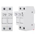 thumbnail image 3 of Fuse Holder Base Din Rail Mount Fuse Holder Base 2 Pole Fuse Holder Base Dc Fuse Holder Base Power Distribution Control Equipment Fuse Holder Base 2 Pole DIN Rail Mount Power, 3 of 8
