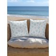 thumbnail image 5 of Outdoor Pillows Waterproof, Light Blue Coastal Bedding Throw Pillows with Insert for Couch Sofa Bed, Nautical Starfish Coral Shell Ocean 16x16 Inch Pillowcases Decorative Patio Pillow Set of 1, 5 of 8