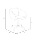 thumbnail image 5 of Inmod Mid-Century Modern Wyatt Velvet Office Chair, Olive, 5 of 5