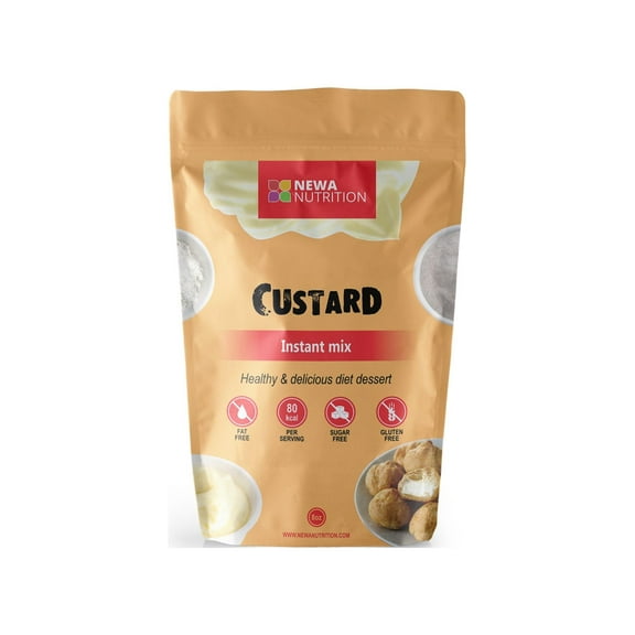 Custard Powder Vanilla Low carb and Gluten Free 8 oz Low Calories NO SUGAR ADDED