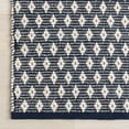 thumbnail image 4 of Home Conservatory Dainty Diamond Handwoven Cotton Area Rug, 5' x 8',  Grey, 4 of 8