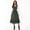 Green, variant on Women's Renaissance Costume Medieval Lace Up Corset Dress Long Sleeve Peasant Dress Renaissance Faire Festival Halloween Outfit, Black L