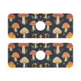 thumbnail image 7 of Yayeee Faucet Mat for Kitchen Sink 14.7" Diatomite Long Splash Guard Pad, Black Mushroom Pattern, 2 Pack, 7 of 7