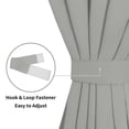 thumbnail image 3 of Cortinas Opacas para Puerta Color Gris Claro 132x102 cm 1 pieza, 3 of 7