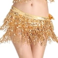 thumbnail image 1 of Jupe Foulard de Danse à Franges, Jupe à Sequins Boho Costume Rave pour Femmes, 1 of 9
