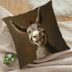 thumbnail image 4 of Short Lint Pillow Cover 18inch Cute Two Donkeys Embroidery Decorative Throw Pillowcase For Sofa Bedroom Living Room Home Decoration, 4 of 6