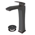 thumbnail image 2 of Blackstonian Single Hole Single-Handle Vessel Bathroom Faucet in Brushed Nickel, 2 of 4