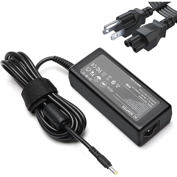 65W 3.42A 19V Power Cord Compatible with Acer Monitor SB220Q R240HY S230HL SA230 SB230 H236HL SB240Y SB270 SA270 S201HL S231HL S271HL S240HL S241HL G276HL Replacement Supply AC Adapter Charger