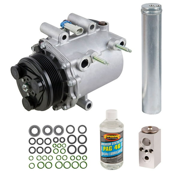 For Buick Rendezvous CX OEM AC Compressor w/ A/C Repair Kit - BuyAutoParts