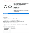 thumbnail image 2 of Rear Brake Shoe Set - Compatible with 2002 - 2007 Buick Rendezvous 2003 2004 2005 2006, 2 of 2