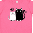 thumbnail image 4 of Inktastic Valentines Day Cat Couple Girls Toddler T-Shirt, 4 of 5