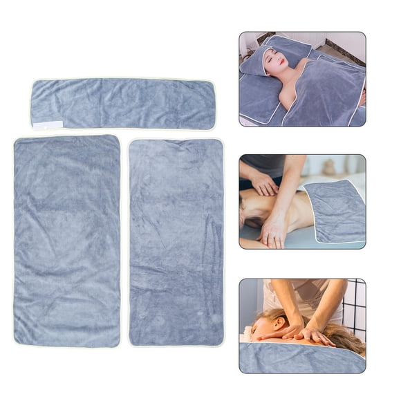 OUNONA 1 Set Fiber Spa Towels Kit Includes Headcloth Chest Towel For Beauty Salon Daily Use Sports And Relaxation