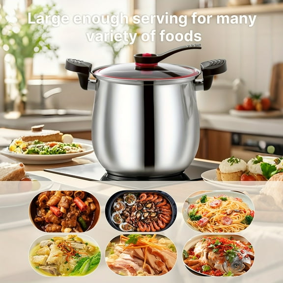 Nexgrill Large 42 Qt. Aluminum Cooking Pot, Boil Stock Cooker with ...