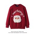 thumbnail image 3 of Suéter de Papá Noel 3D de calle de Navidad de otoño e invierno 2023 para hombres y mujeres, disfraz de pareja, suéter de punto de estilo suelto, 3 of 5