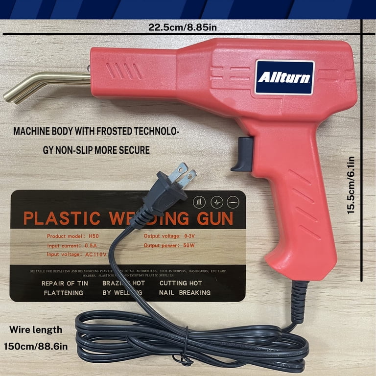 ATOLS Plastic Welder, 1000PCS Staples, Plastic Welding Kit, Hot Stapler Kit, Plastic Welder Gun Kit, Car Bumper Repair Kit, Plastic Repair Kit