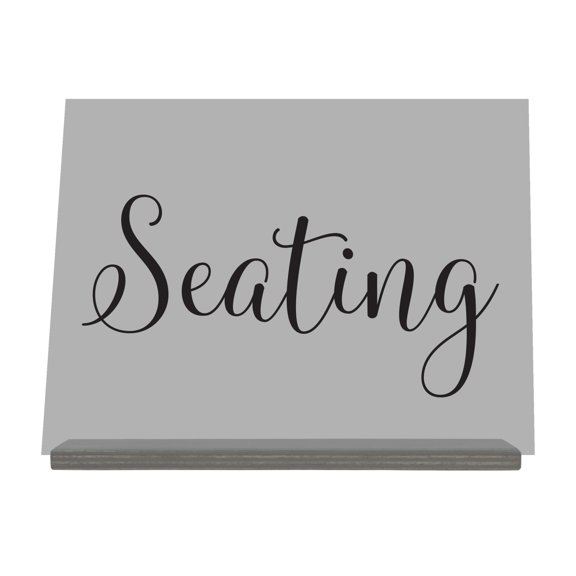 Acrylic Wedding Sign For Ceremony and Reception - Seating