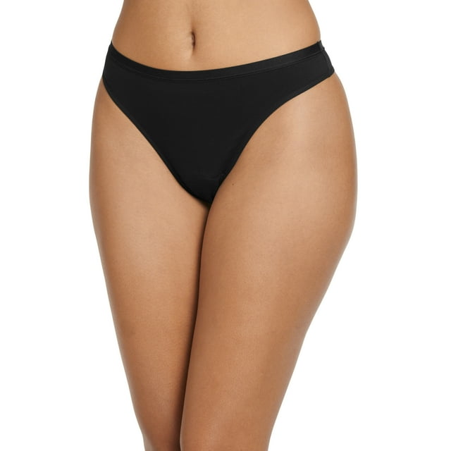 Jockey Culotte String pour Femmes Worry Free en Coton Extensible à Absorption Légère