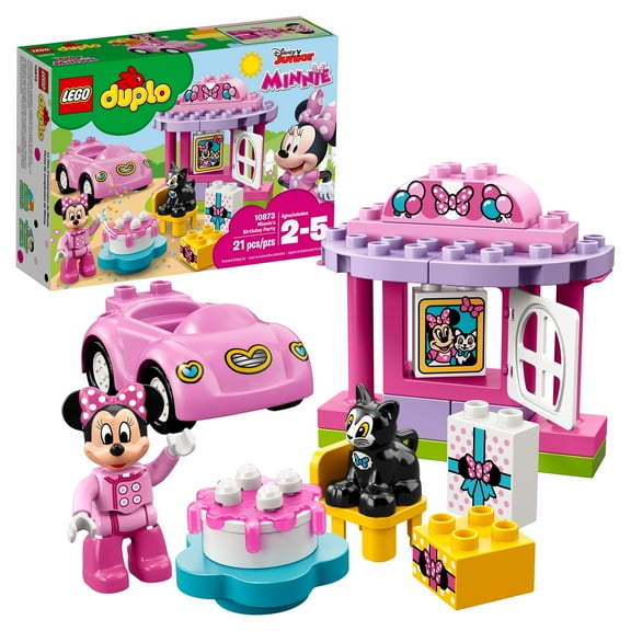 LEGO DUPLO Minnie’s Birthday Party 10873 Building Blocks for Toddlers (21 Pieces)