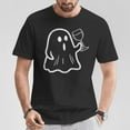 thumbnail image 2 of Ghost Wine Pocket Cute Hallowine Halloween Costume T-Shirt for Women – Funny Spooky Party Tee, Halloween Drink Theme Shirt, Festive Holiday Apparel, 2 of 3