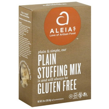 Aleias Gluten Free Plain Stuffing Mix, 10 oz, (Pack of