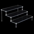 thumbnail image 2 of maskred Contemporary Acrylic Display Riser Stand Fashionable Perfume Cosmetics Holder for Decoration Clear 29.5x27.5x15cm 1Set, 2 of 6