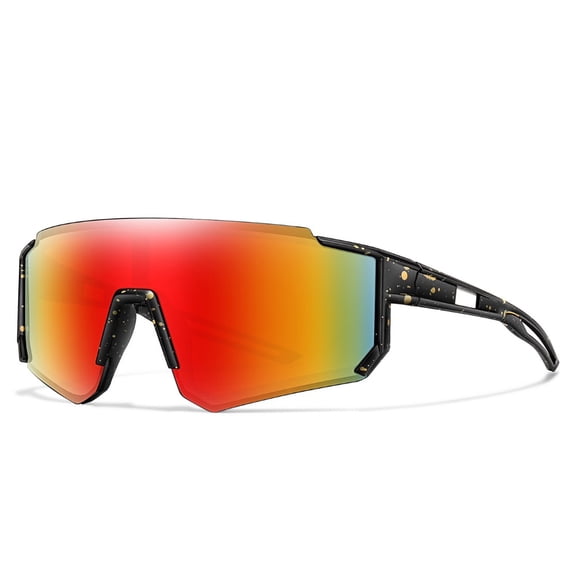 Lantu Polarized Sports Sunglasses for Men Women, UV400 Protection Cycling Sunglasses, Lightweight TR90 Frame Running Sunglasses for Baseball Fishing Golf Driving