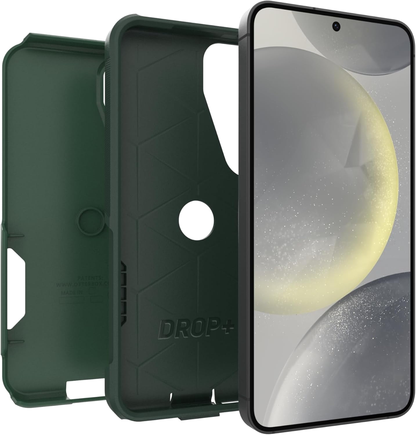 OtterBox Samsung Galaxy S24 (Only) - Commuter Series Case - Trees Company (Green) - Slim & Tough - Pocket-Friendly - with Port Protection - Non-Retail Packaging