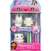Gabby's Dollhouse Washables 3 Fuzzy Characters, Customizable, Ages 3+