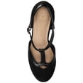 thumbnail image 4 of Journee Womens Olina Round Toe High Block Heel Pumps, Widths Available, 4 of 10