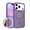 Dark Purple, variant on Kryonix for iPhone 17 Pro Case Magnetic Translucent Matte Compatible with Magsafe Slim Thin Shockproof Protective Bumper Cover Phone Case with AI Camera Button,Orange/Hot Pink