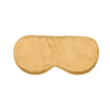 THXSILK Sleep Mask, 100% Pure Mulberry Silk, Night Eye Shade with Elastic Strap/Headband, Sleep Mask for Your Eyes, Metallic Gold