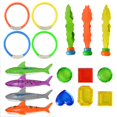 thumbnail image 1 of Juguetes Para Bucear En La Piscina Juego De Juguetes Para Bucear Bajo El Agua Grandes Regalos Para Niños Kearding OD013235-00, 1 of 6